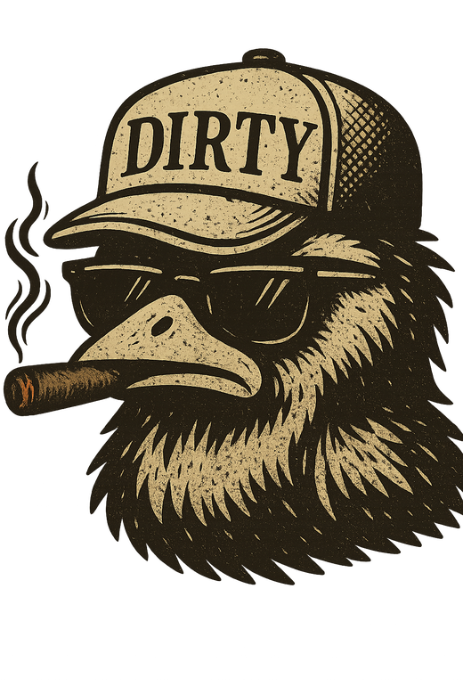 Al B. T. Ross, the cigar-smoking Dirty Birdies albatross mascot